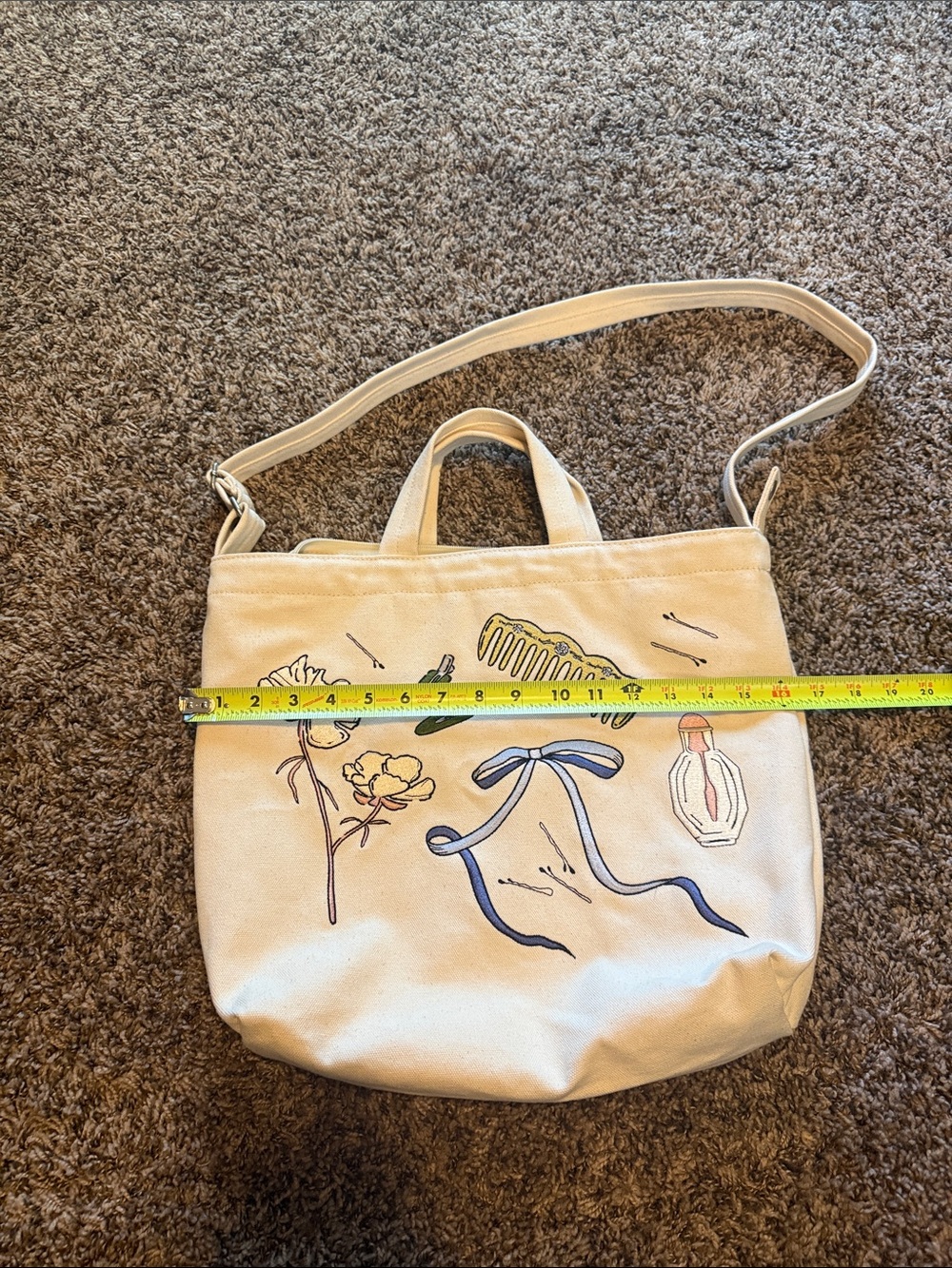 Baggu zip top horizontal duck bag - Picture 3 of 6